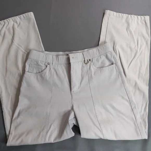 Simon Chang Women's Size 4 Straight Leg 5-Pocket Stretch Pants - Picture 12 of 14